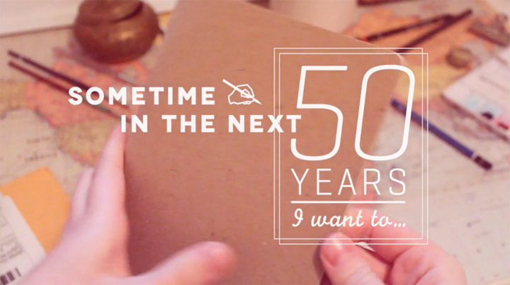 Schön: In den nächsten 50 Jahren mache ich... sometimesinthenext50yearsiwantto 