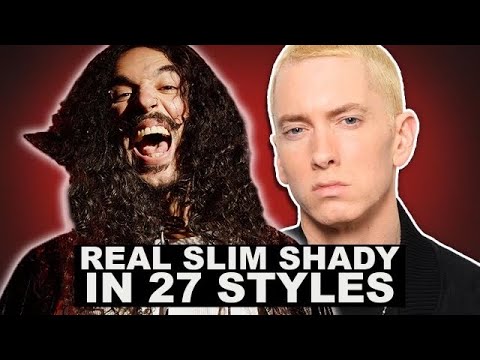 "The Real Slim Shady" in 27 Musikstilen gesungen lyteCache.php?origThumbUrl=https%3A%2F%2Fi.ytimg.com%2Fvi%2F7Wm5sMKwg8k%2F0 