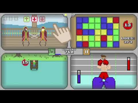 In "Quadracade" spielt ihr vier Videospiele gleichzeitig lyteCache.php?origThumbUrl=https%3A%2F%2Fi.ytimg.com%2Fvi%2FXQF7PIG4HZg%2F0 