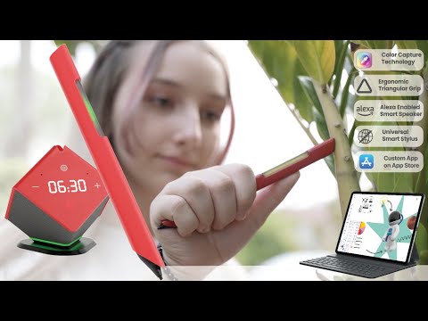 Quill ist ein Stylus-Stift, der Farben echter Gegenstände scannt lyteCache.php?origThumbUrl=https%3A%2F%2Fi.ytimg.com%2Fvi%2FYmLAREs6_CQ%2F0 