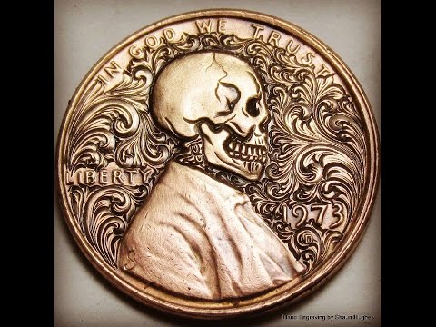 Totenkopf-Gravur einer Lincoln-Münze lyteCache.php?origThumbUrl=https%3A%2F%2Fi.ytimg.com%2Fvi%2Fklf9hDfRyYE%2F0 