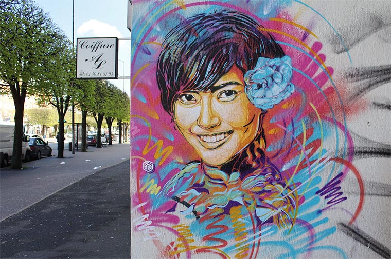 Street Art: Christian Guémy aka. C215 C215 