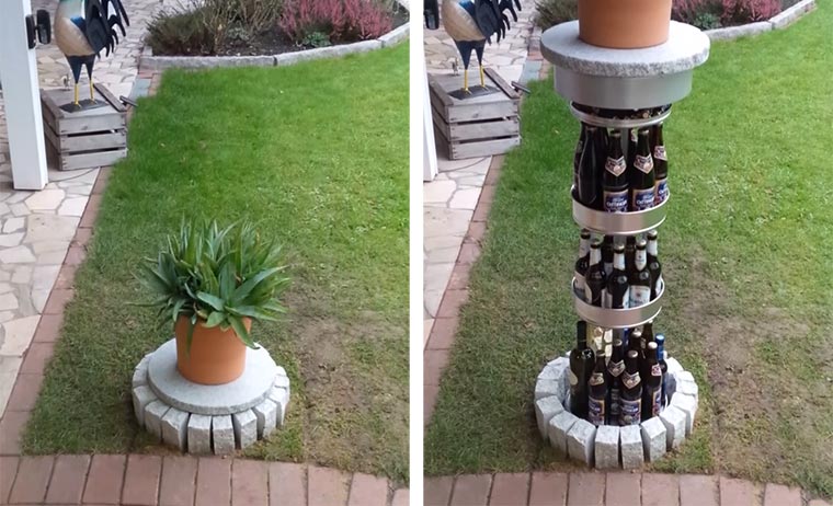 Bierversteck im Garten - Der Erdkühlschrank