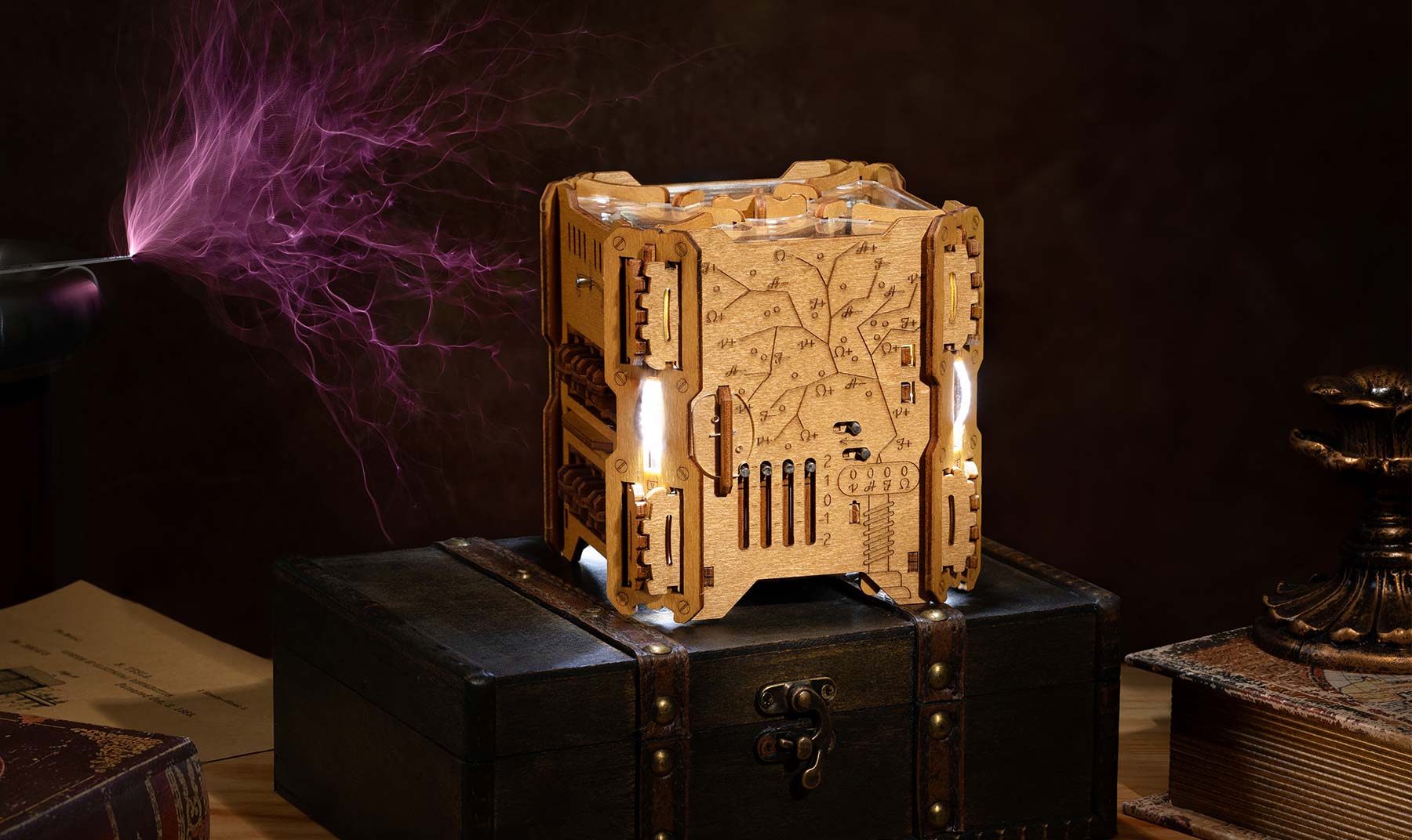 Nikola Tesla Puzzle-Box aus Holz Tesla-Puzzle-box-aus-holz 