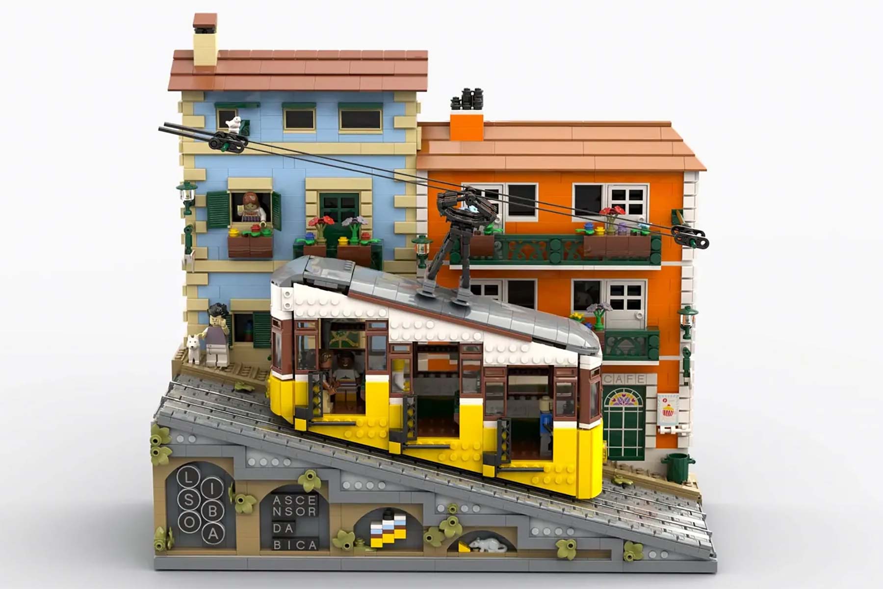 Lissabons Straßenbahn als LEGO-Set LEGO-Set-bergbahn-lissabon-04 