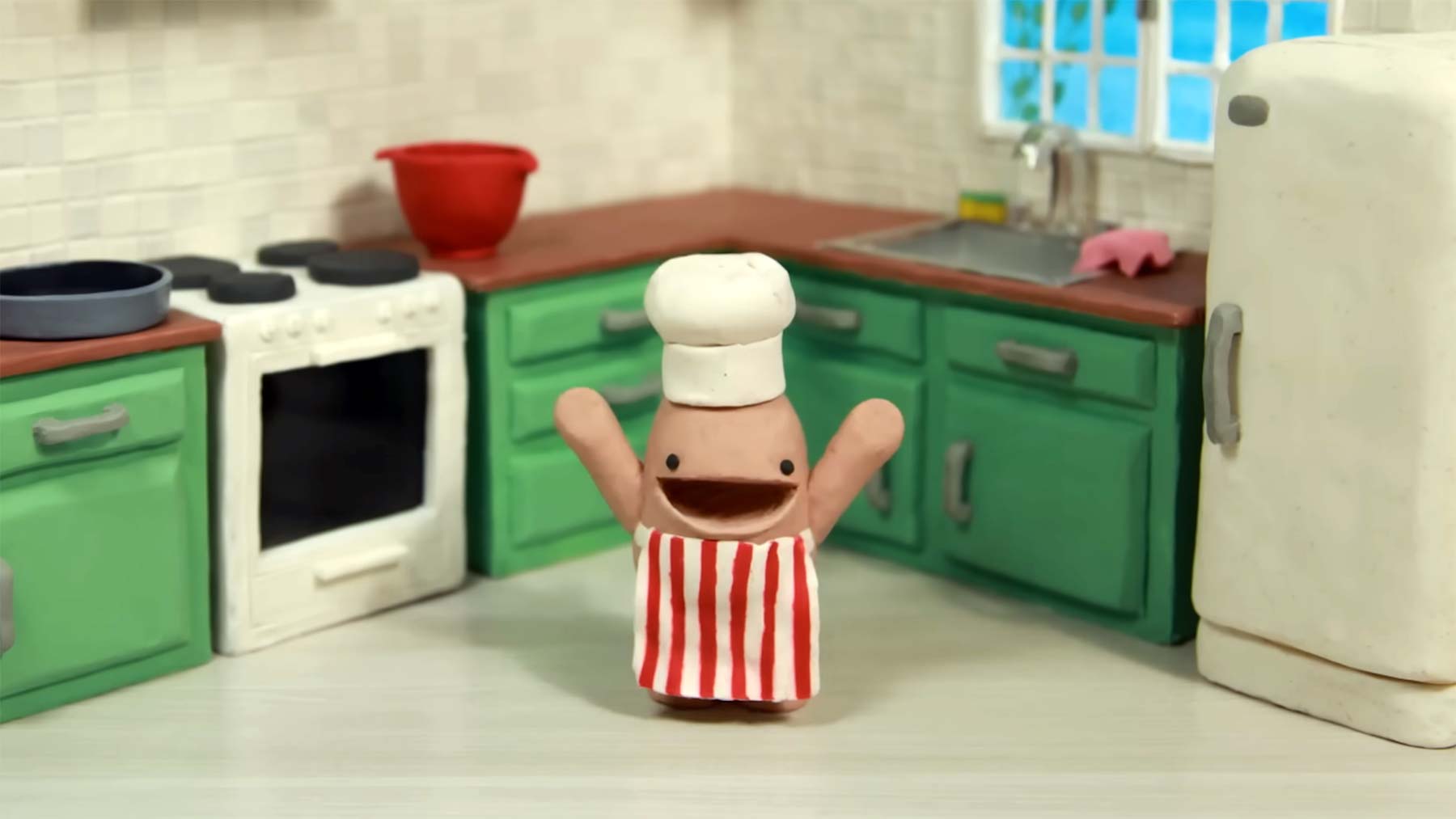 Tolle Claymation: "Chef Boi" guldies-chef-boi-stopmotion-animation-short 