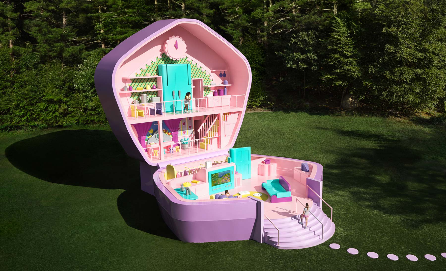 In großem Polly-Pocket-Haus schlafen: Airbnb öffnet Polly-Pocket-Haus-Airbnb-Hotel-01 