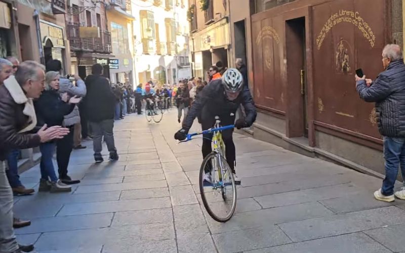 Fahrradfahren ohne Kette: Rennen „Carrera del Pavo“